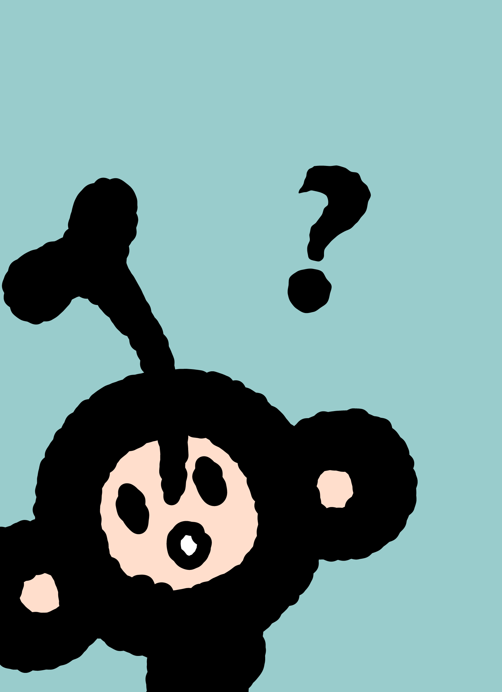 TAROUT beneath a question mark on an aqua background.